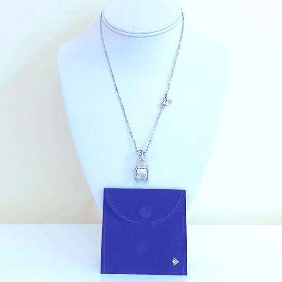 Silpada Sterling Silver 18” Chain & Silpada Uptown Fleur De Lis Pendant Necklace - Picture 1 of 10